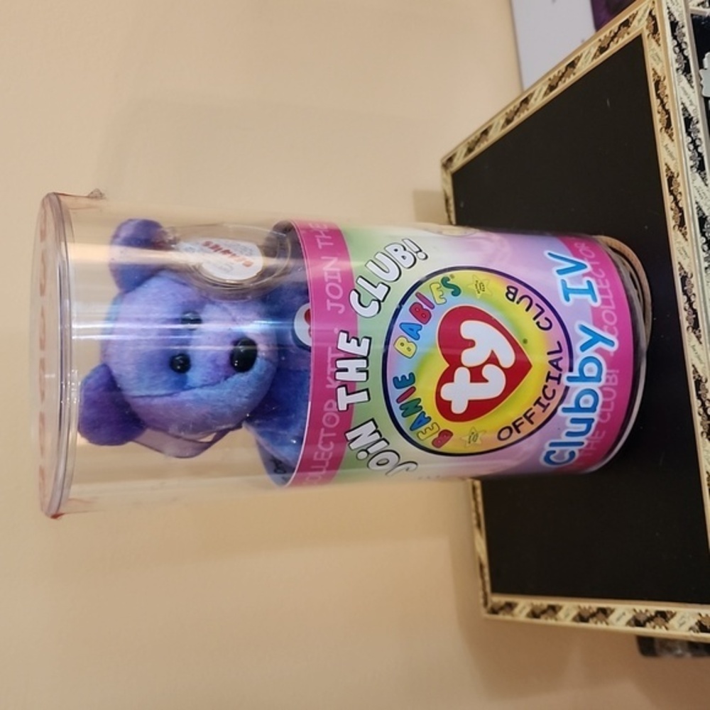 Vintage Ty Beanie Baby Clubby IV Bear Sealed in Box Collectible MWMT